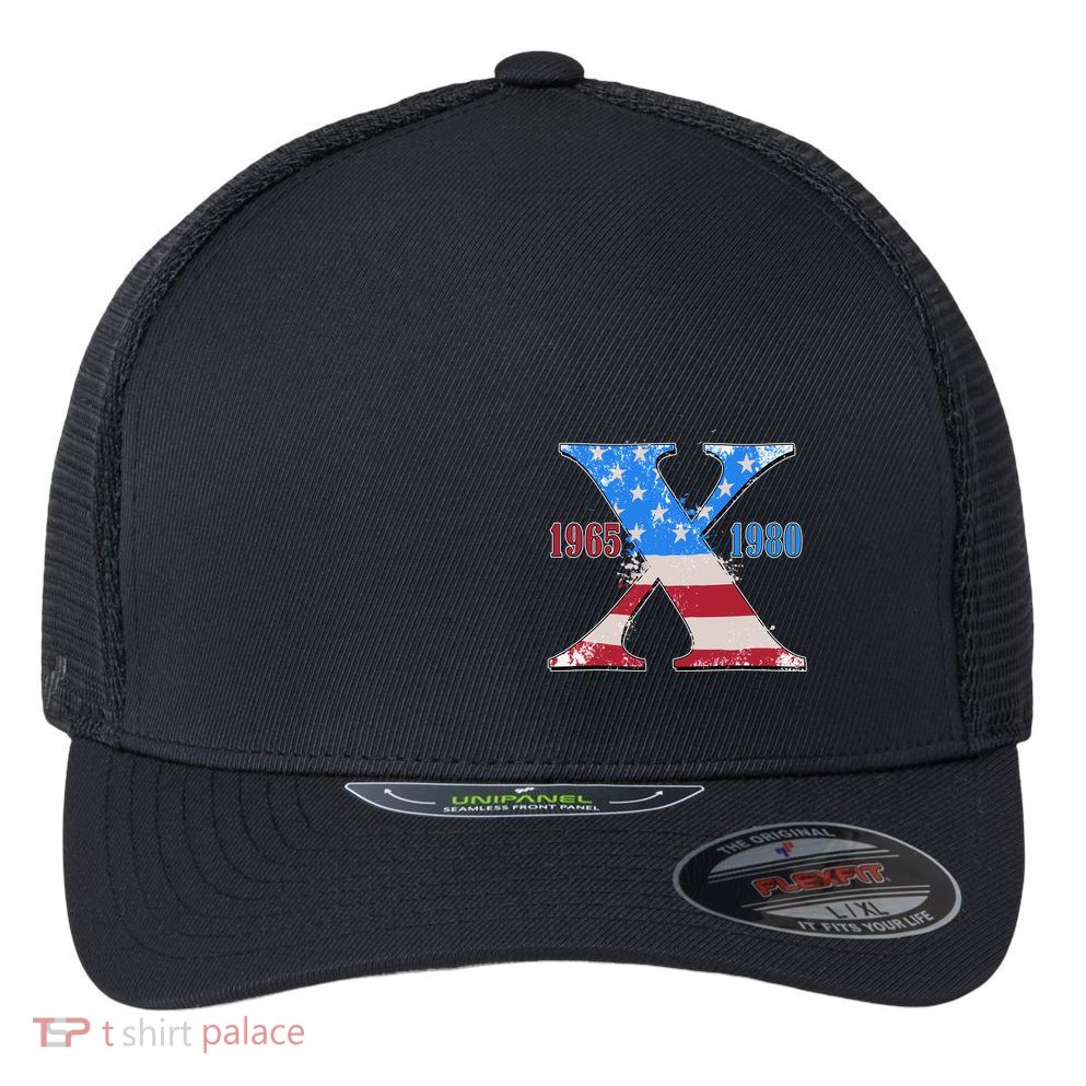 Funny Proud Member Of The Fuck Your Feelings Generation X 1965 1980 Front Back Flexfit Unipanel Trucker Cap