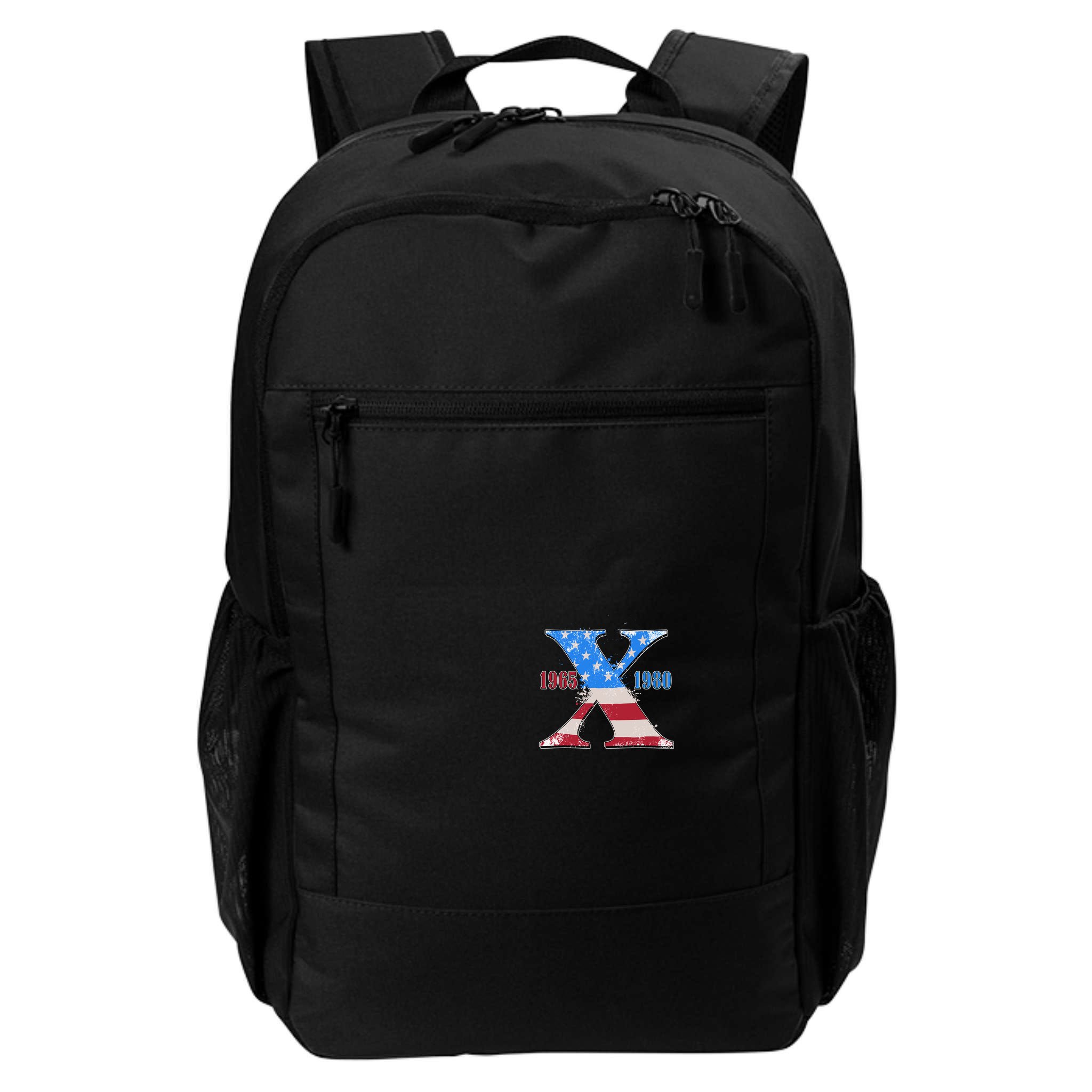 Funny Proud Member Of The Fuck Your Feelings Generation X 1965 1980 Front Back Backpack