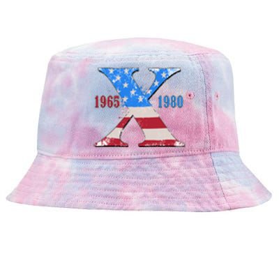 Funny Proud Member Of The Fuck Your Feelings Generation X 1965 1980 Front Back Tie-Dyed Bucket Hat