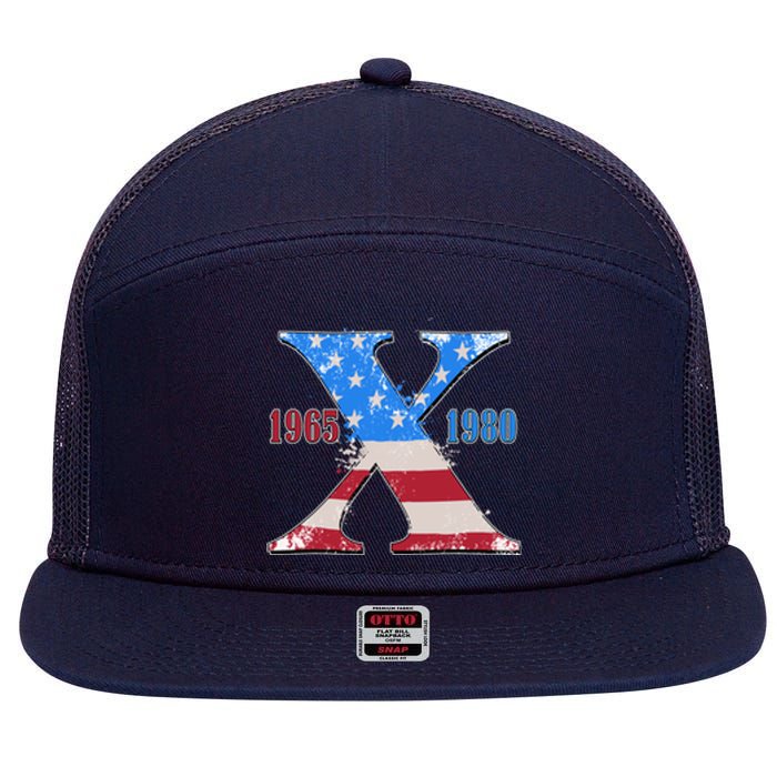 Funny Proud Member Of The Fuck Your Feelings Generation X 1965 1980 Front Back 7 Panel Mesh Trucker Snapback Hat