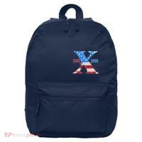Funny Proud Member Of The Fuck Your Feelings Generation X 1965 1980 Front Back 16 in Basic Backpack