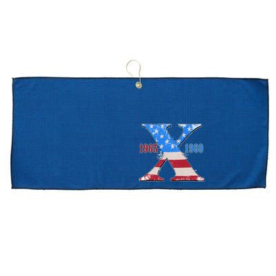 Funny Proud Member Of The Fuck Your Feelings Generation X 1965 1980 Front Back Large Microfiber Waffle Golf Towel