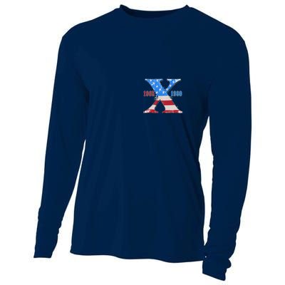 Funny Proud Member Of The Fuck Your Feelings Generation X 1965 1980 Front Back Cooling Performance Long Sleeve Crew