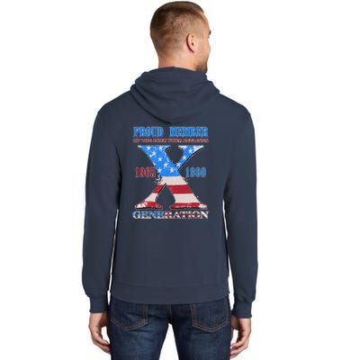 Funny Proud Member Of The Fuck Your Feelings Generation X 1965 1980 Front Back Tall Hoodie