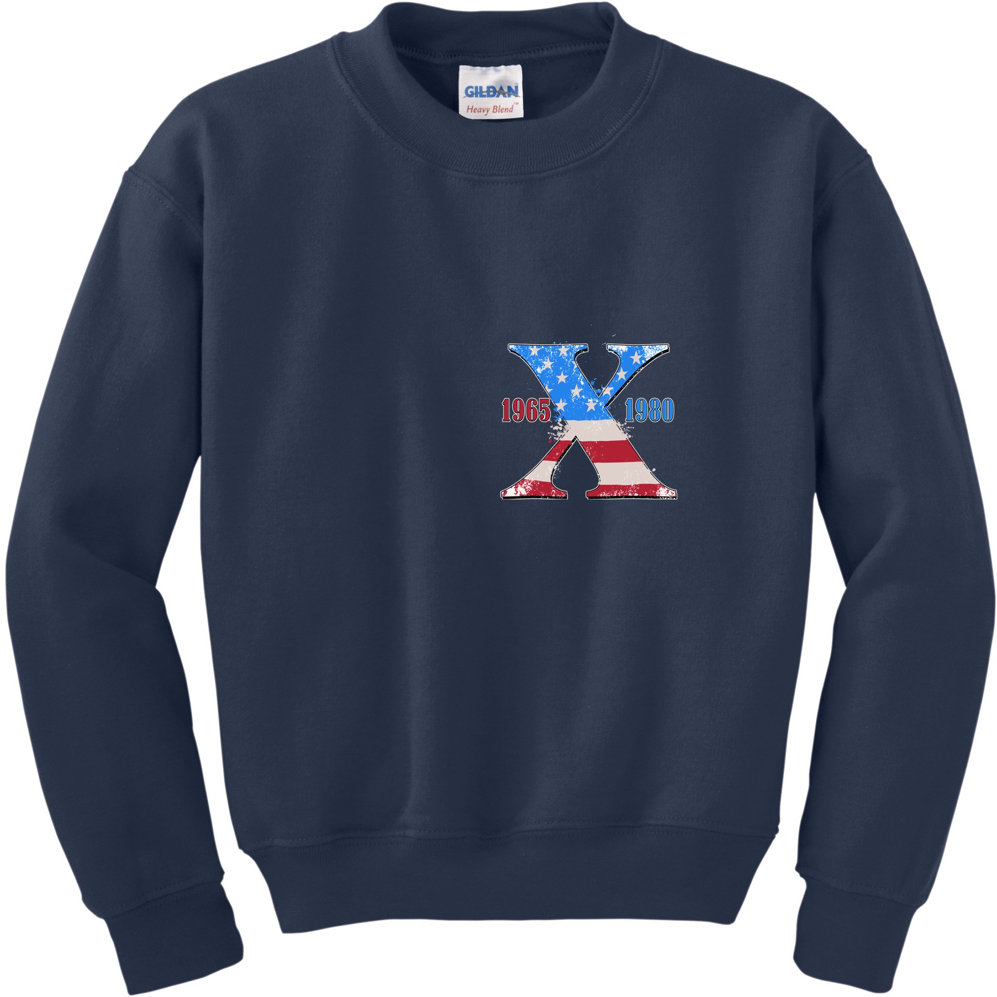 Funny Proud Member Of The Fuck Your Feelings Generation X 1965 1980 Front Back Kids Sweatshirt