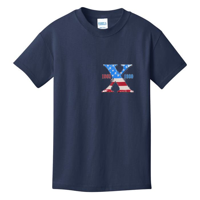 Funny Proud Member Of The Fuck Your Feelings Generation X 1965 1980 Front Back Kids T-Shirt