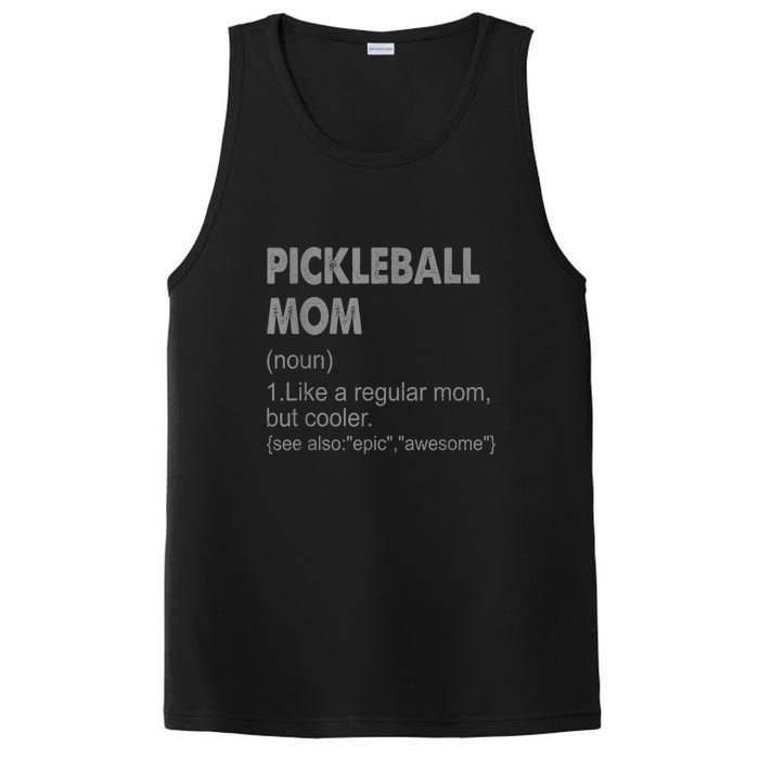 Funny Pickleball Mom Definition Gift PosiCharge Competitor Tank