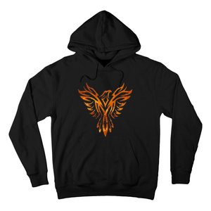 Fire Phoenix Mythical Bird Rising Born Again Hoodie