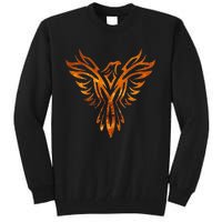 Fire Phoenix Mythical Bird Rising Born Again Tall Sweatshirt