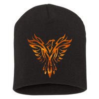 Fire Phoenix Mythical Bird Rising Born Again Short Acrylic Beanie