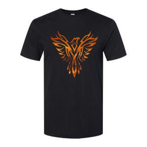 Fire Phoenix Mythical Bird Rising Born Again Softstyle CVC T-Shirt