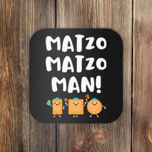 Funny Passover Matzo Matzo Man Jewish Seder Family Coaster