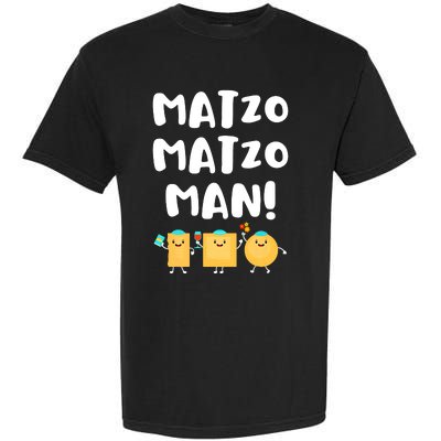 Funny Passover Matzo Matzo Man Jewish Seder Family Garment-Dyed Heavyweight T-Shirt