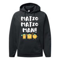 Funny Passover Matzo Matzo Man Jewish Seder Family Performance Fleece Hoodie