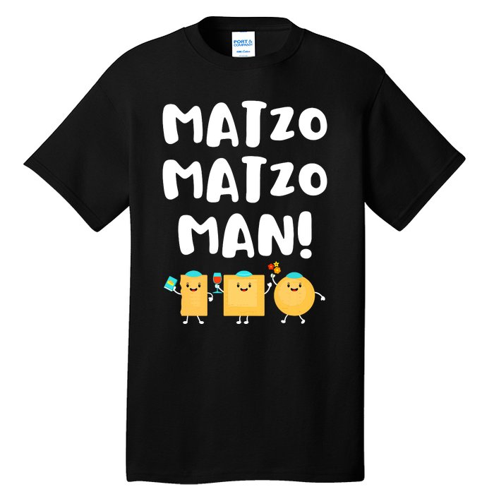 Funny Passover Matzo Matzo Man Jewish Seder Family Tall T-Shirt