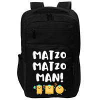 Funny Passover Matzo Matzo Man Jewish Seder Family Impact Tech Backpack