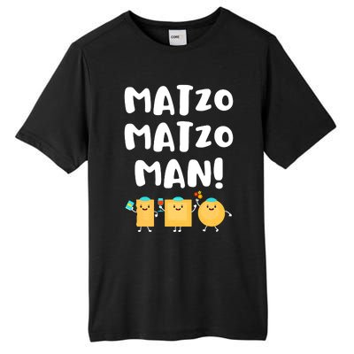 Funny Passover Matzo Matzo Man Jewish Seder Family Tall Fusion ChromaSoft Performance T-Shirt