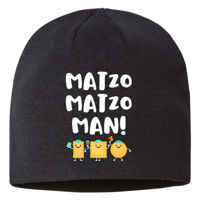 Funny Passover Matzo Matzo Man Jewish Seder Family Sustainable Beanie