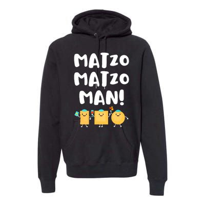 Funny Passover Matzo Matzo Man Jewish Seder Family Premium Hoodie