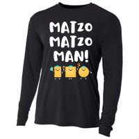 Funny Passover Matzo Matzo Man Jewish Seder Family Cooling Performance Long Sleeve Crew