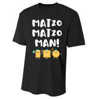 Funny Passover Matzo Matzo Man Jewish Seder Family Performance Sprint T-Shirt