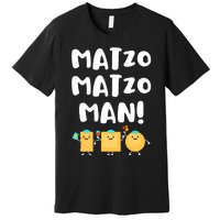 Funny Passover Matzo Matzo Man Jewish Seder Family Premium T-Shirt