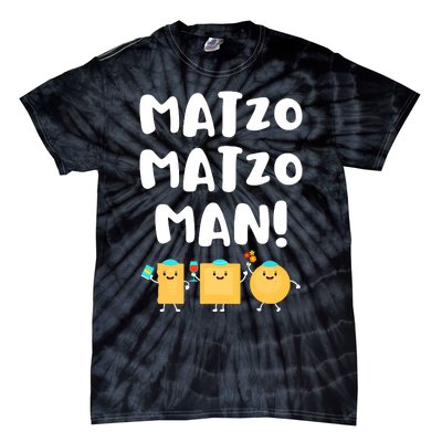 Funny Passover Matzo Matzo Man Jewish Seder Family Tie-Dye T-Shirt