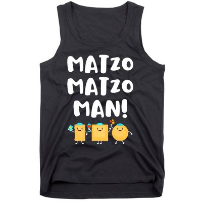 Funny Passover Matzo Matzo Man Jewish Seder Family Tank Top