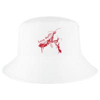 Funny Praying Mantis Retro Love Hurts Graphic Cool Comfort Performance Bucket Hat