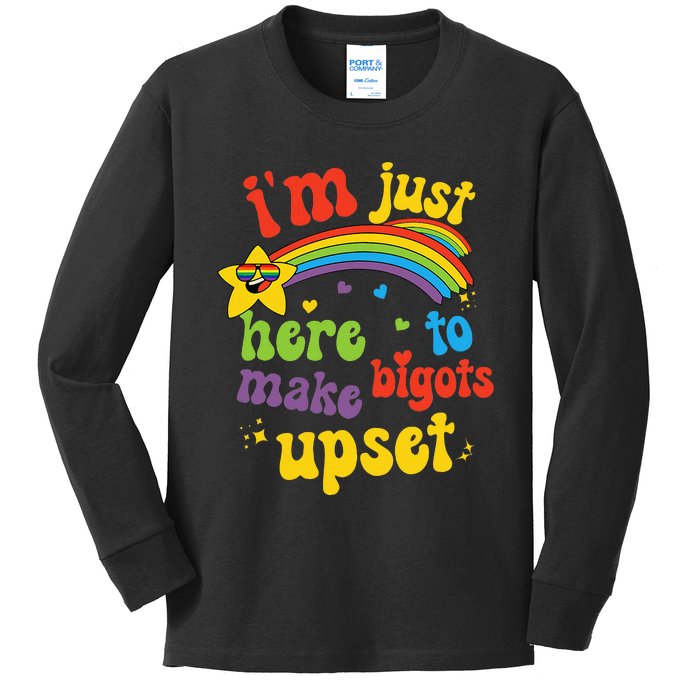 Funny Pride Month Lgbt Ally Gay Rights Kids Long Sleeve Shirt