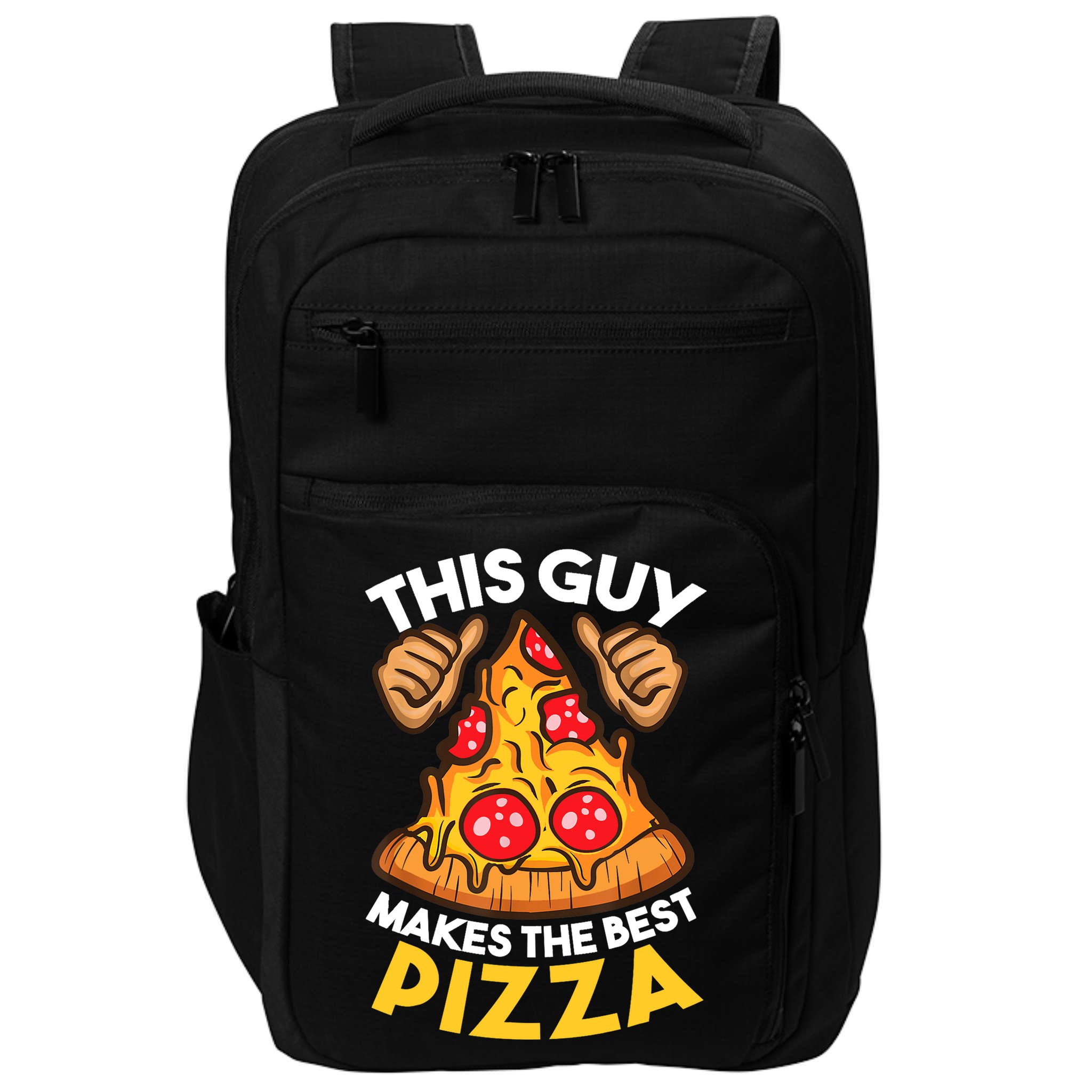 Funny Pizza Maker Gift For Men Women Cool Guy Best Pizza Gift Impact Tech Backpack