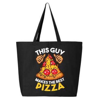 Funny Pizza Maker Gift For Men Women Cool Guy Best Pizza Gift 25L Jumbo Tote