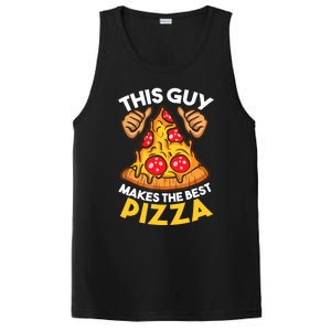 Funny Pizza Maker Gift For Men Women Cool Guy Best Pizza Gift PosiCharge Competitor Tank