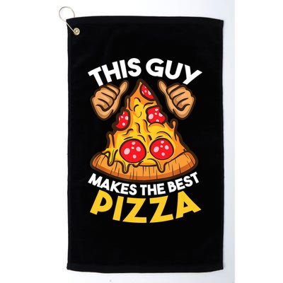 Funny Pizza Maker Gift For Men Women Cool Guy Best Pizza Gift Golf Towel