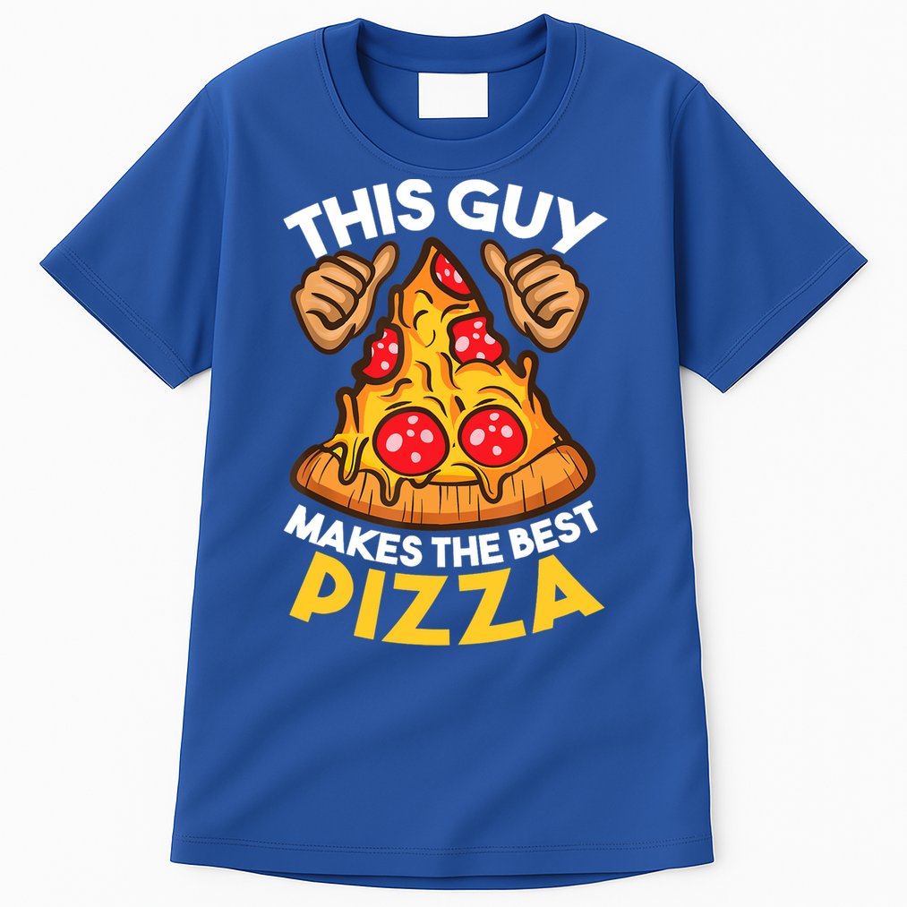 Funny Pizza Maker Gift For Men Women Cool Guy Best Pizza Gift Tall T-Shirt