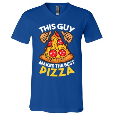 Funny Pizza Maker Gift For Men Women Cool Guy Best Pizza Gift V-Neck T-Shirt