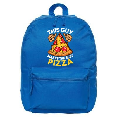 Funny Pizza Maker Gift For Men Women Cool Guy Best Pizza Gift 16 in Basic Backpack