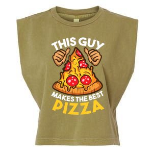 Funny Pizza Maker Gift For Men Women Cool Guy Best Pizza Gift Garment-Dyed Women's Muscle Tee