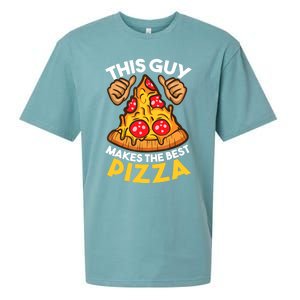 Funny Pizza Maker Gift For Men Women Cool Guy Best Pizza Gift Sueded Cloud Jersey T-Shirt