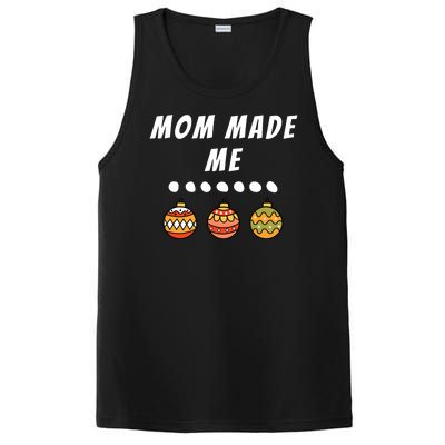 Family Party Mom Made Me Matching Christmas Outfits Ornament PosiCharge Competitor Tank