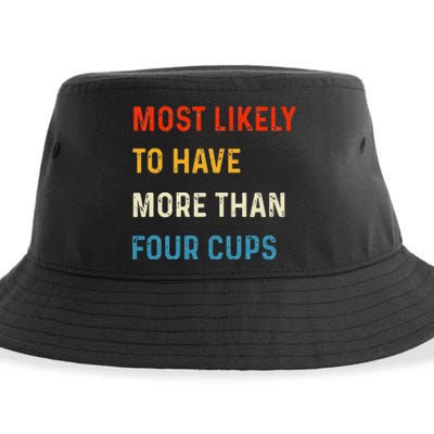 Funny Passover Most Likely More Than Four Cups Seder Matzah Sustainable Bucket Hat