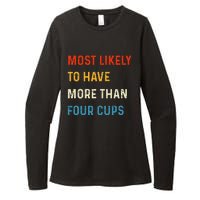 Funny Passover Most Likely More Than Four Cups Seder Matzah Womens CVC Long Sleeve Shirt