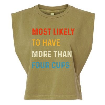 Funny Passover Most Likely More Than Four Cups Seder Matzah Garment-Dyed Women's Muscle Tee