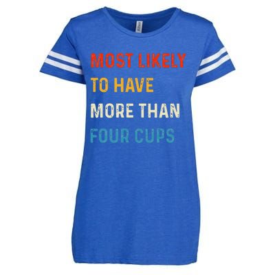 Funny Passover Most Likely More Than Four Cups Seder Matzah Enza Ladies Jersey Football T-Shirt