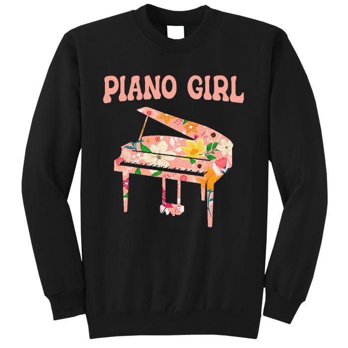 Funny Piano Music Instrument Musician Piano Girl Sweatshirt