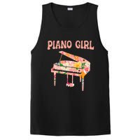 Funny Piano Music Instrument Musician Piano Girl PosiCharge Competitor Tank