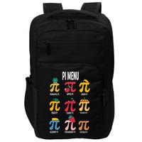 Funny Pi Menu Math Nerd present for Pi Day and Teachers Impact Tech Backpack