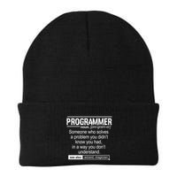 Funny Programmer Meaning Computer Coder Wizard Magician Gift Knit Cap Winter Beanie