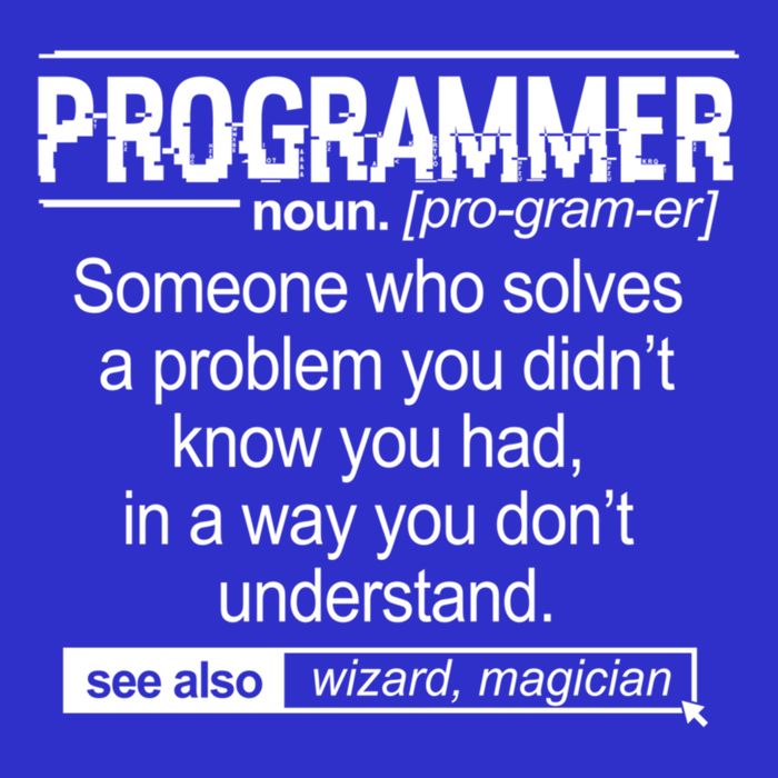 Funny Programmer Meaning Computer Coder Wizard Magician Gift Long Sleeve Shirt