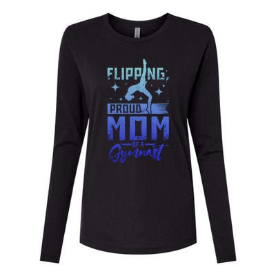 Flipping Proud Mom Of A Gymnast Cute Gift Womens Cotton Relaxed Long Sleeve T-Shirt